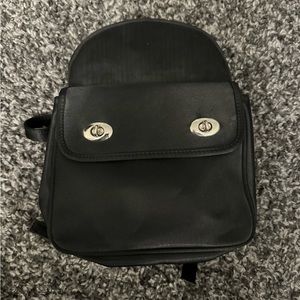 Small black backpack